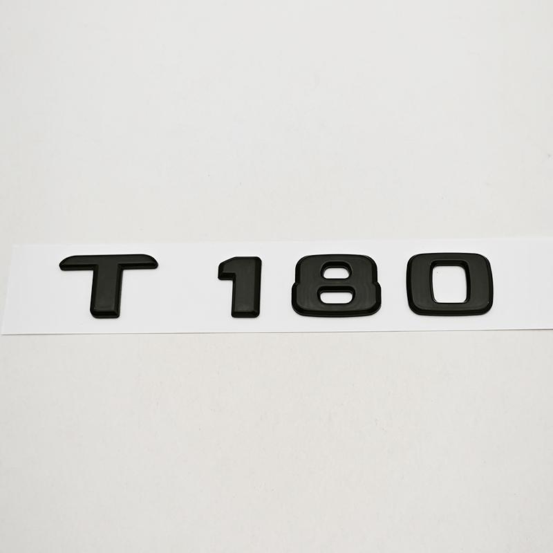 

For Mercedes Benz T180 Trunk Emblem Badge Letter Logo Chrome Car Styling Tailgate Sticker Nameplate Accessories Replacement