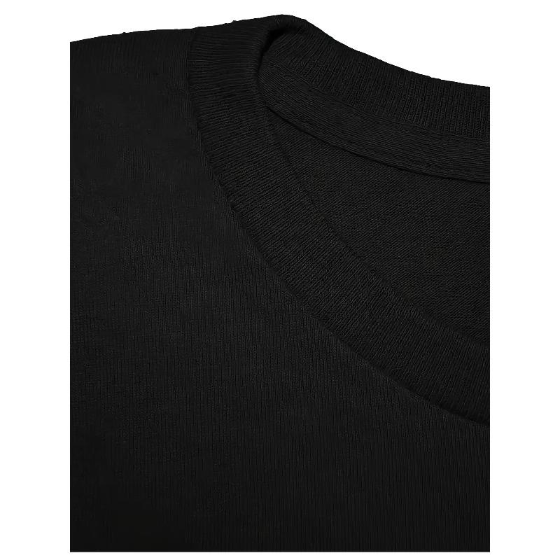 European Sizes Men's Vintage Guitar T-Shirt Compatible for - Soft Breathable Music Tee with Acoustic Guitar Print