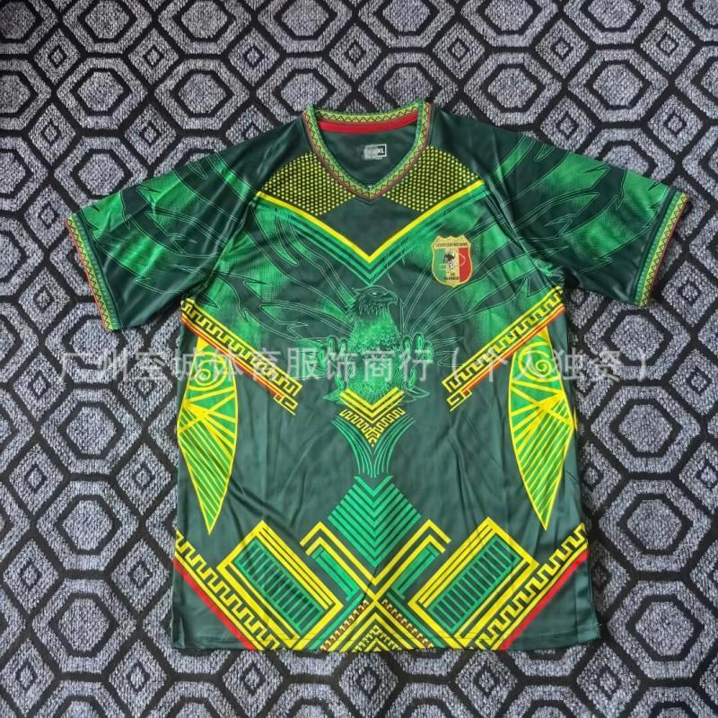 Mens Short Sleeve Soccer Jerseys Cameroon Congo Mali Senegal Benin National Team Fans Football Shirts