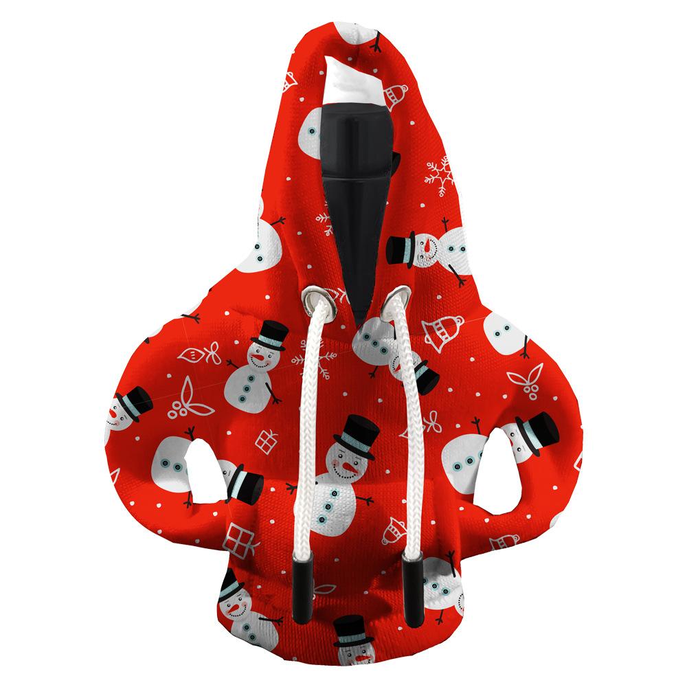 

Universal Hoodie Car Gear Shift Lever Cover Christmas style Change Lever Sweatshirt Gearshift Cover Gear Knob Car Decorations
