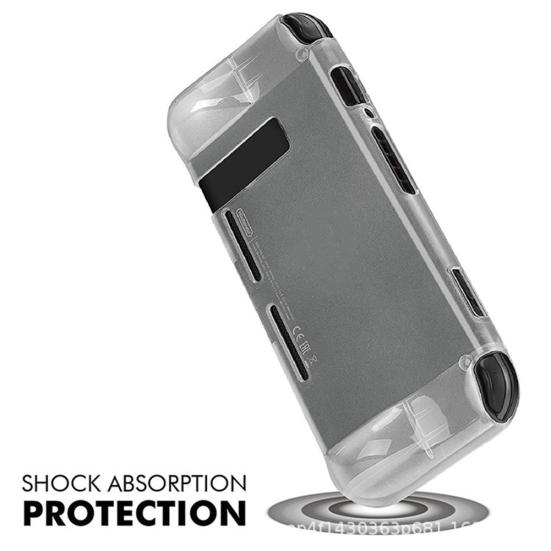 Transparent Soft Anti-fingerprint TPU Protective Case Cover for Nintendo Switch