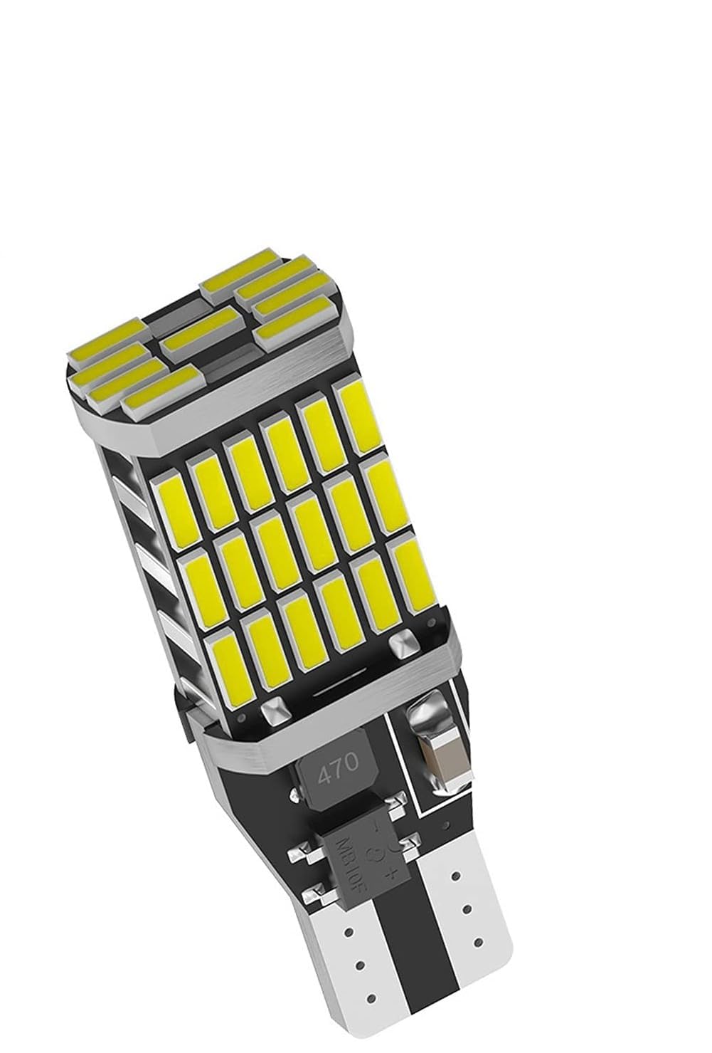 Parishop T16 Светодиодная лампа заднего хода, 1200 люмен со встроенным канселлером, CANBUS лампа заднего хода T16 белый