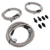 Transmission Cooler Lines Set Heavy Duty Transmission Cooling Hose Lines for 2500 3500 5.9L 1996‑2002 with 47RE