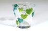 Kyoto colored glass Wakaba rocks glass presentation Ivy (in box)
