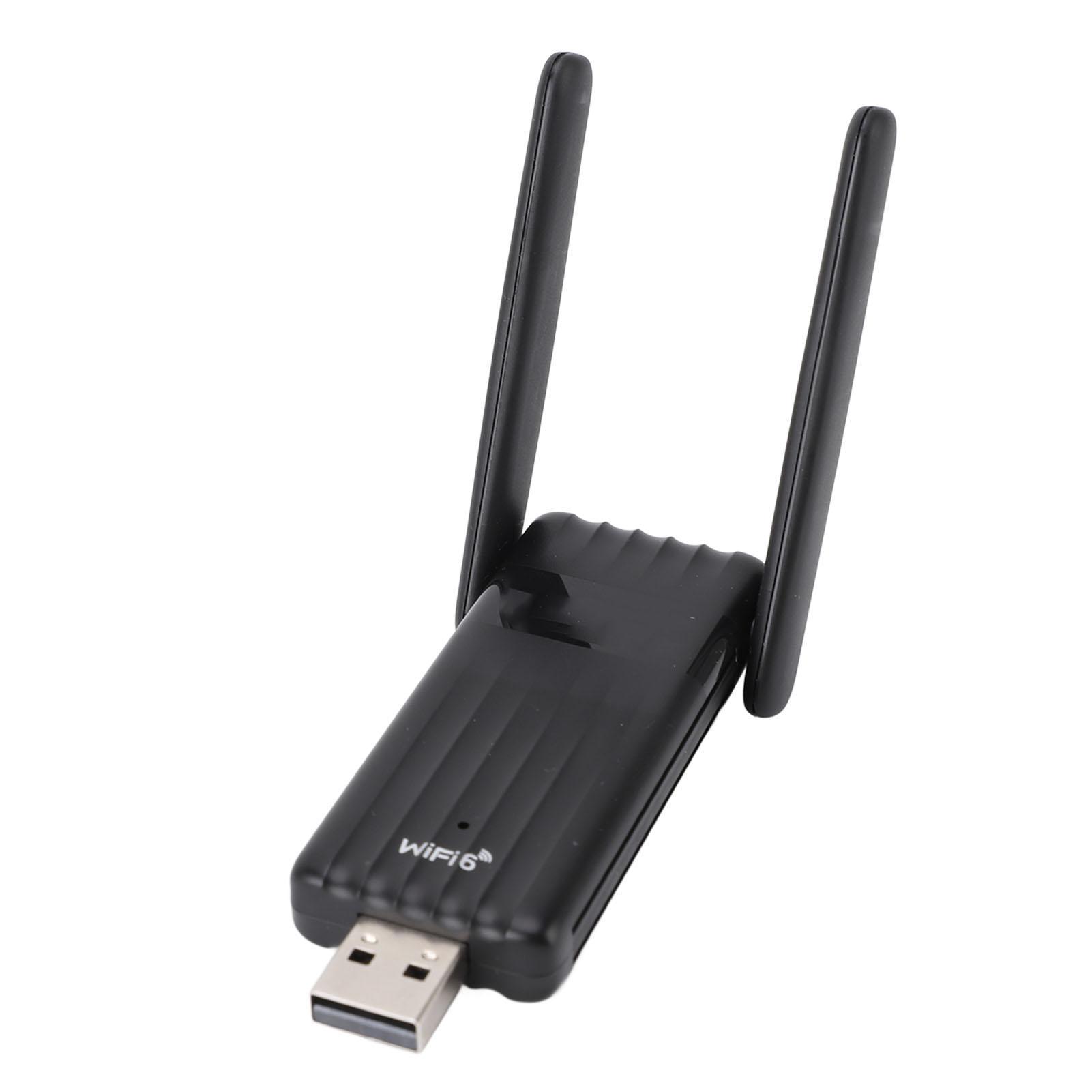 

USB WiFi Adapter 900Mbps Dual Band 2.4G 5.8GHz WiFi Wireless Adapter Dual High Gain Folding Antenna