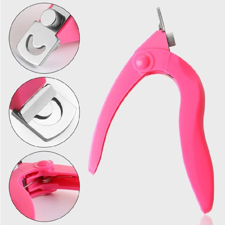 Professional Nail Art Clippers Special Type U False Tips Edge Cutter Manicure Adjustable Stainless Steel Nail Art Tool