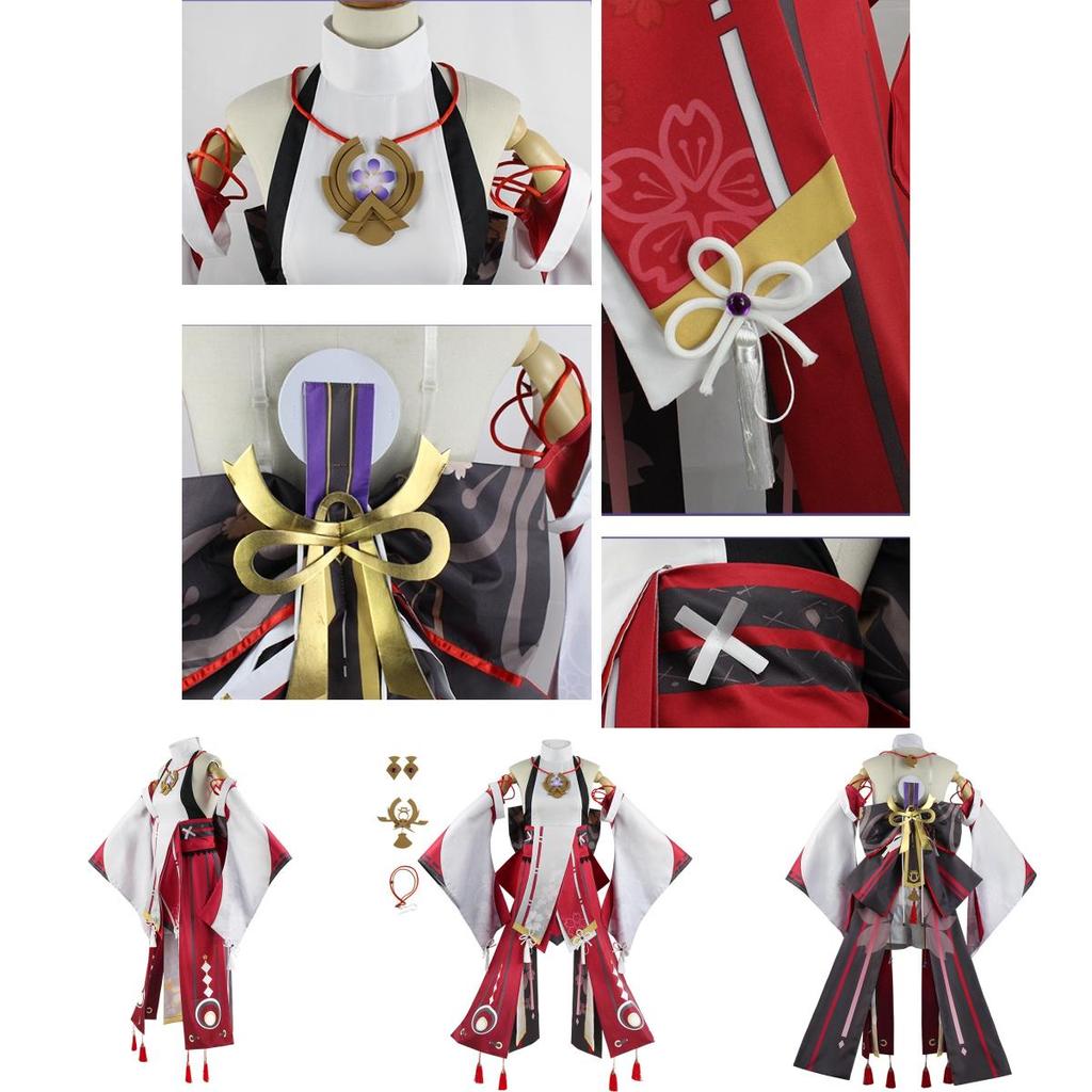 Stunning Yae Miko Guuji Yae Cosplay Costume For Women