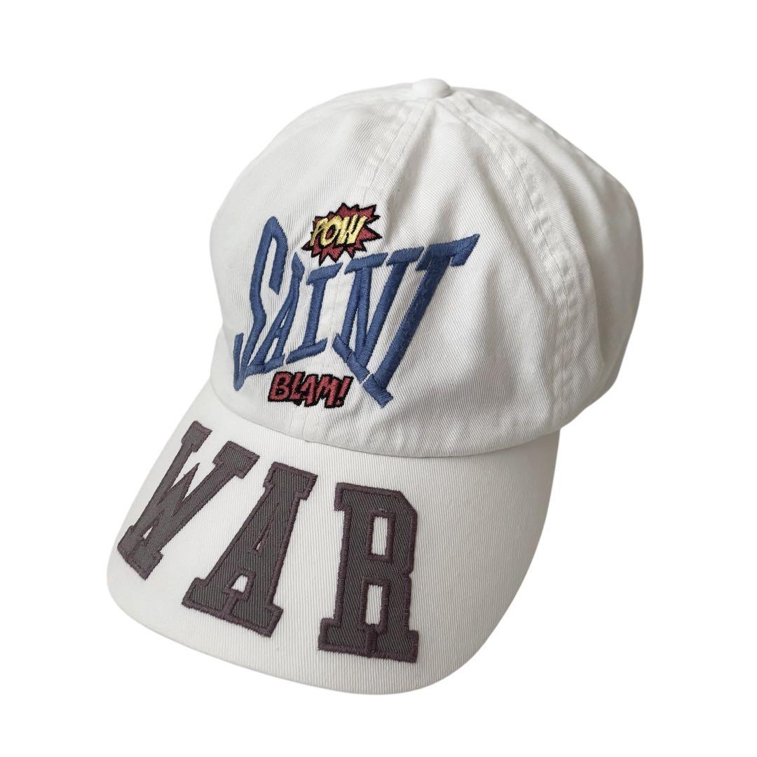 

[USED] 21AW SAINT MICHAEL logo embroidered cap Saint Michael