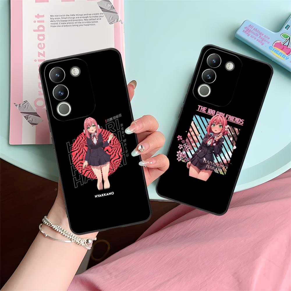 Anime Hakari Hanazono Matte Mobile Phone Case for VIVO Y77 76 75 74 73 72 58 56 55 51 50 38 36 Y19 Y18 Y03 Y01 5G Colorful Cover