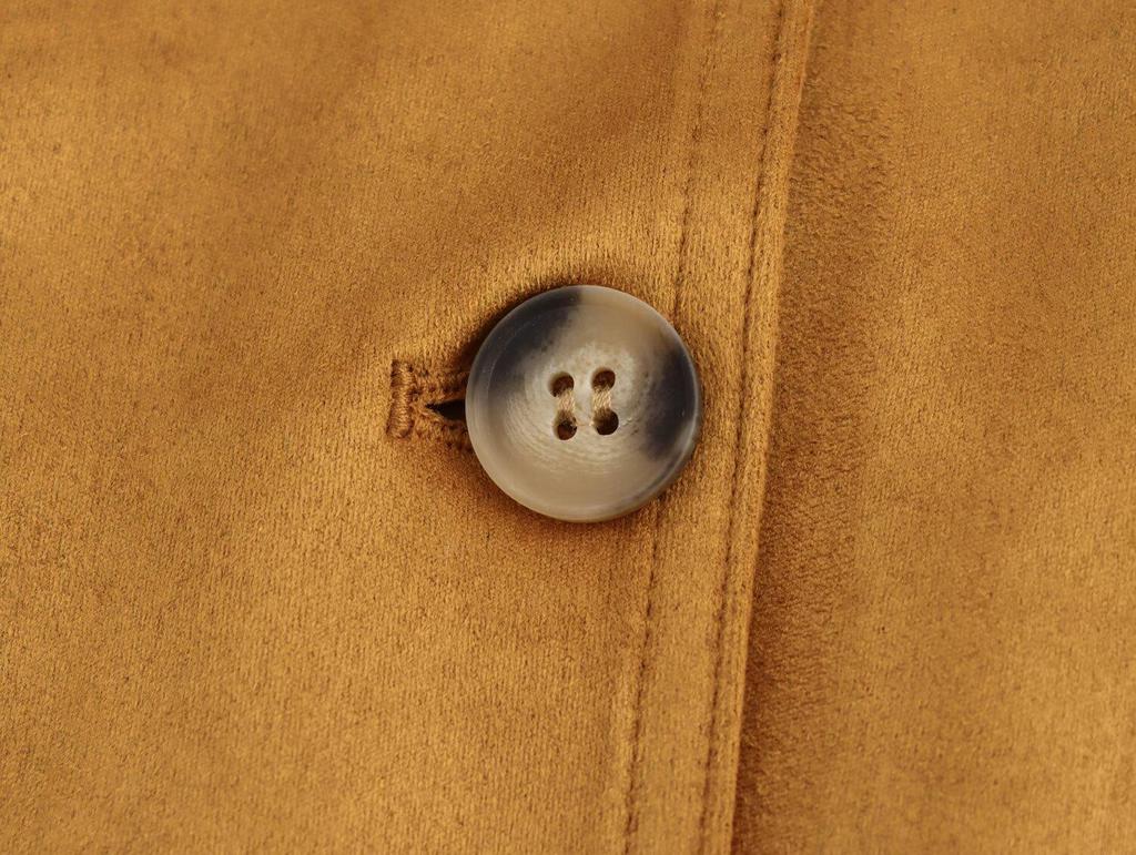 2024 New Women's Suede Texture Suit Jacket - Stylish European & American Winter Fashion