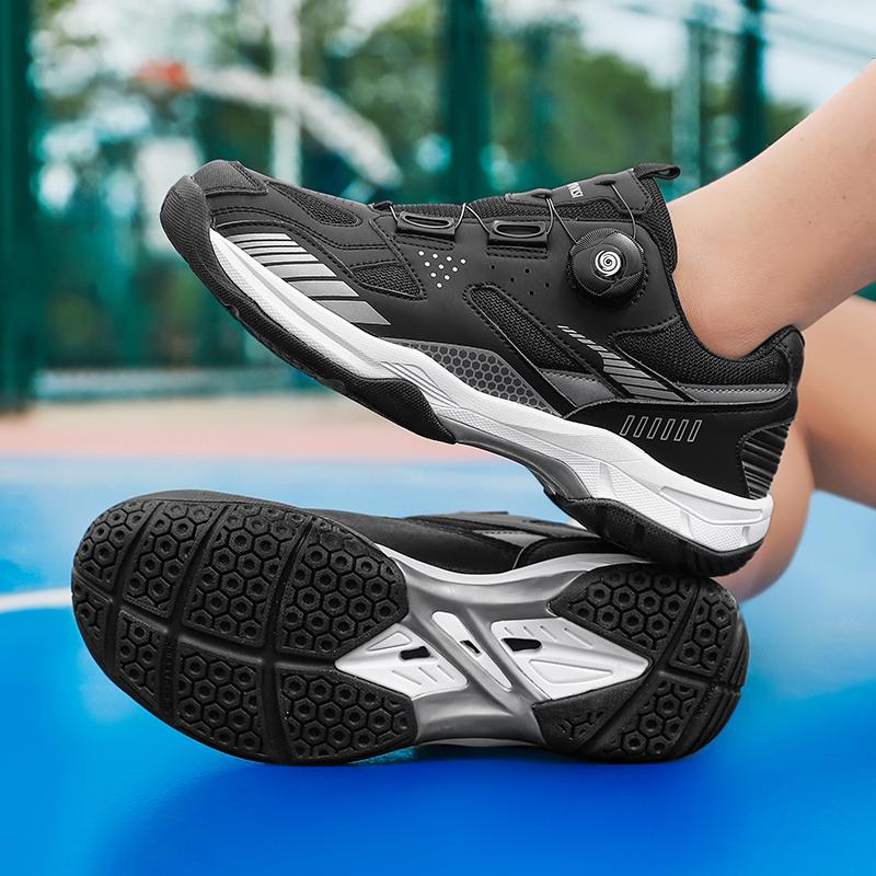 Fashion Unisex Sneakers Lightweight Stable Non Slip Tennis/badminton Shoes Knob Buckle Durable Men's and Women's Running Shoes