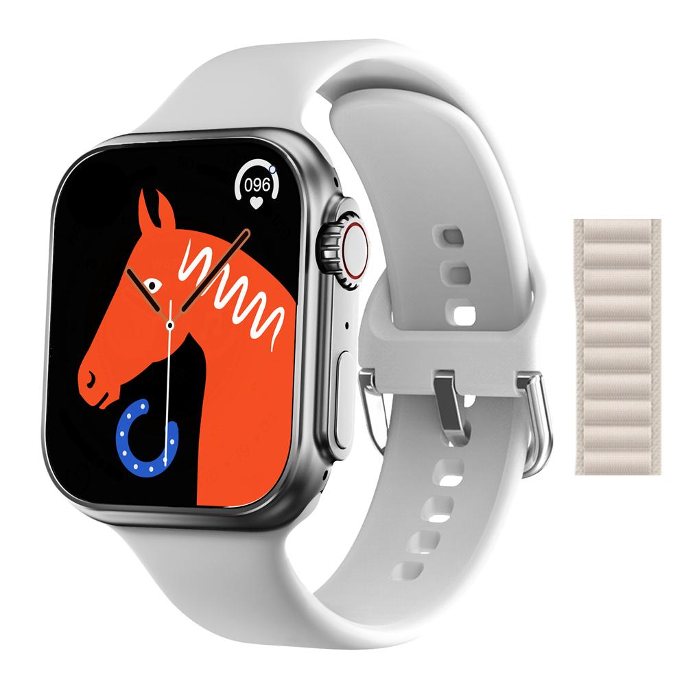 Ws8plus Iwo Watch Ultra Series 8 Men Sports Ws8 Plus Smartwatch Nfc Wireless Charger Sports Blue Tooth Call 2.0" For Ios Android