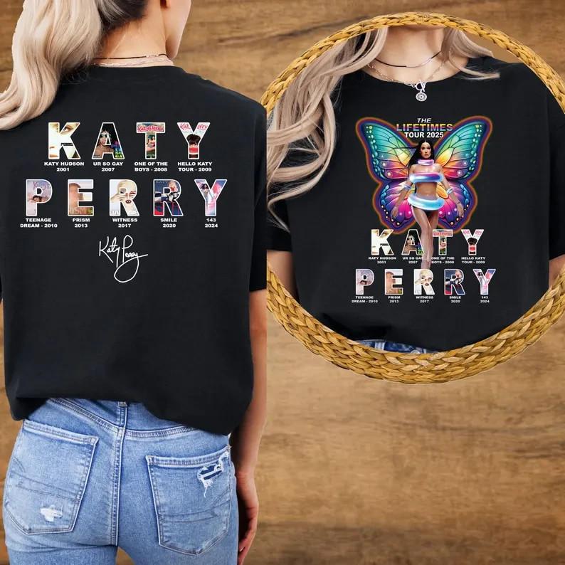 Katy Perry The Lifetime Tour T Shirt Katy Perry Tour 2026 T Shirt Holiday Gift S
