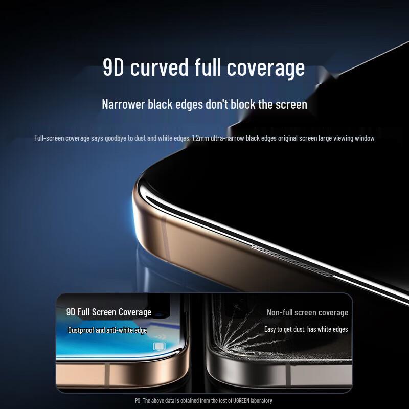 UGREEN iPhone 16 Pro Max Tempered Glass Screen Protector 4-Pack