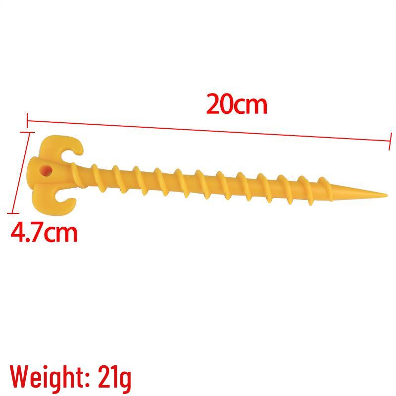 

Желтые ветрозащитные пластиковые колышки для кемпинга на открытом воздухе, пляжа, надувных диванов