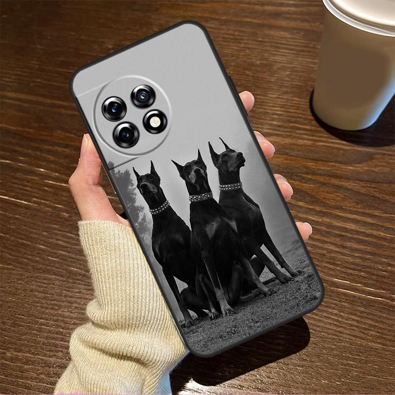 Dachshund Doberman Dog Case For OnePlus 13T 10T 8T 10R 13R 15 R 13 12 11 9 10 Pro Nord CE 5 2 3 4 Lite N20 N30 Cover