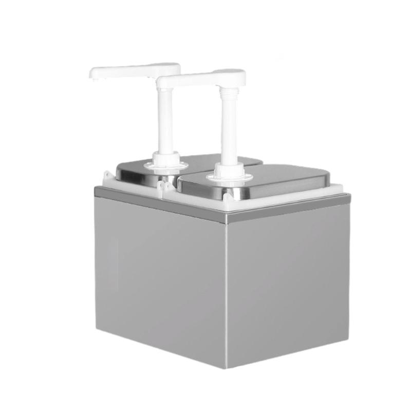 Manual Syrups Squeeze Bottle Durable Stainless Steels Sauce Dispenser Pump Large Capacity For Bar Restaurants Coffee Shop