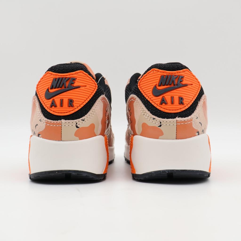 IF1721-201 Nike Air Max 90 PRM Bio Beige Safety Orange Phantom Black (Men's)
