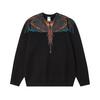 Sudadera MB Color Pluma Alas Fantasma Marcelo Marca de Moda Año de la Serpiente Relámpago Sudadera con Capucha para Pareja