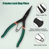 SPEEDWOX Axle Lock Ring Snap Ring Circlip Straight Lock Specialized Total Length Precision Professional Tool Pliers, Retainer, Pliers, Pliers, Tip,