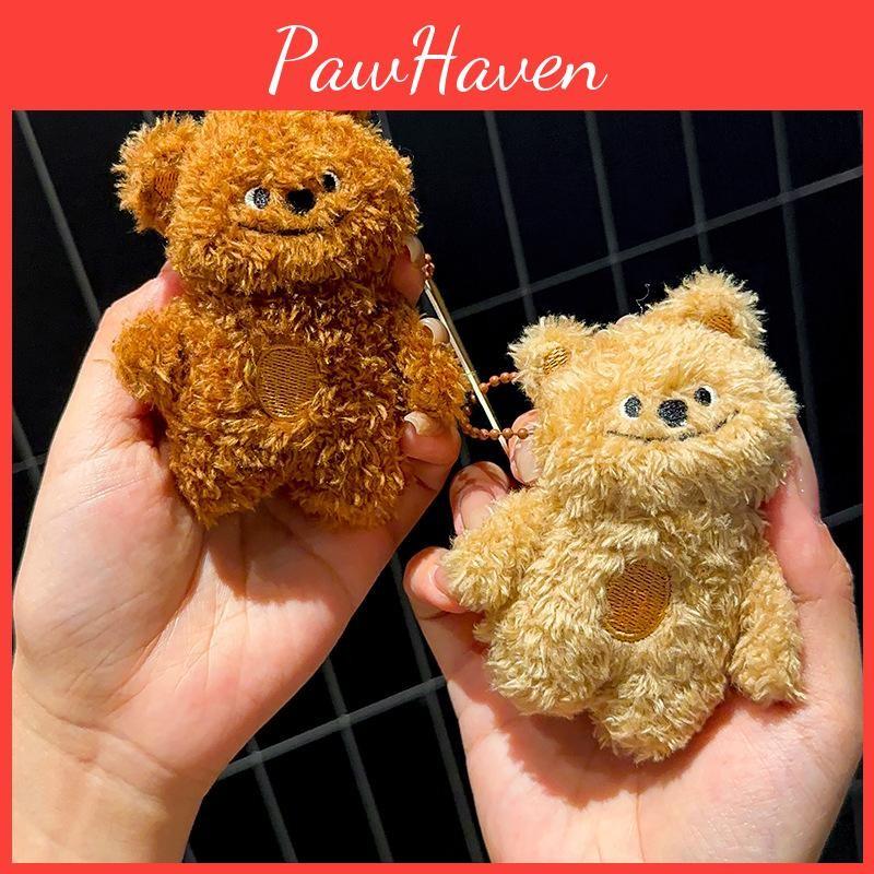 Jinnew Little Bear Matching Plush Keychain Pendant For  Decoration Backpack