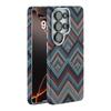 Funda de Carga Inalámbrica con Patrón de Fibra de Carbono y Kevlar para Negocios para Samsung S26 Ultra S25 S24 Ultra para MagSafe Cubierta Fina Anticaídas