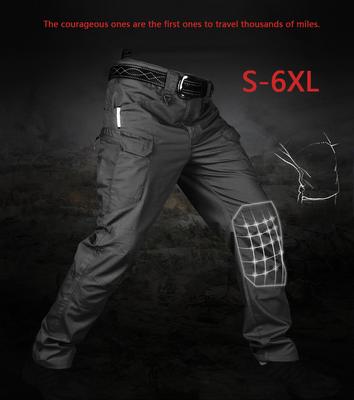 Neue Herren Casual wasserdichte Outdoor-Trekking-taktische Hose, atmungsaktive Arbeitshose mit mehreren Taschen, Cargohose, Militär-Armeehose, Übergröße
