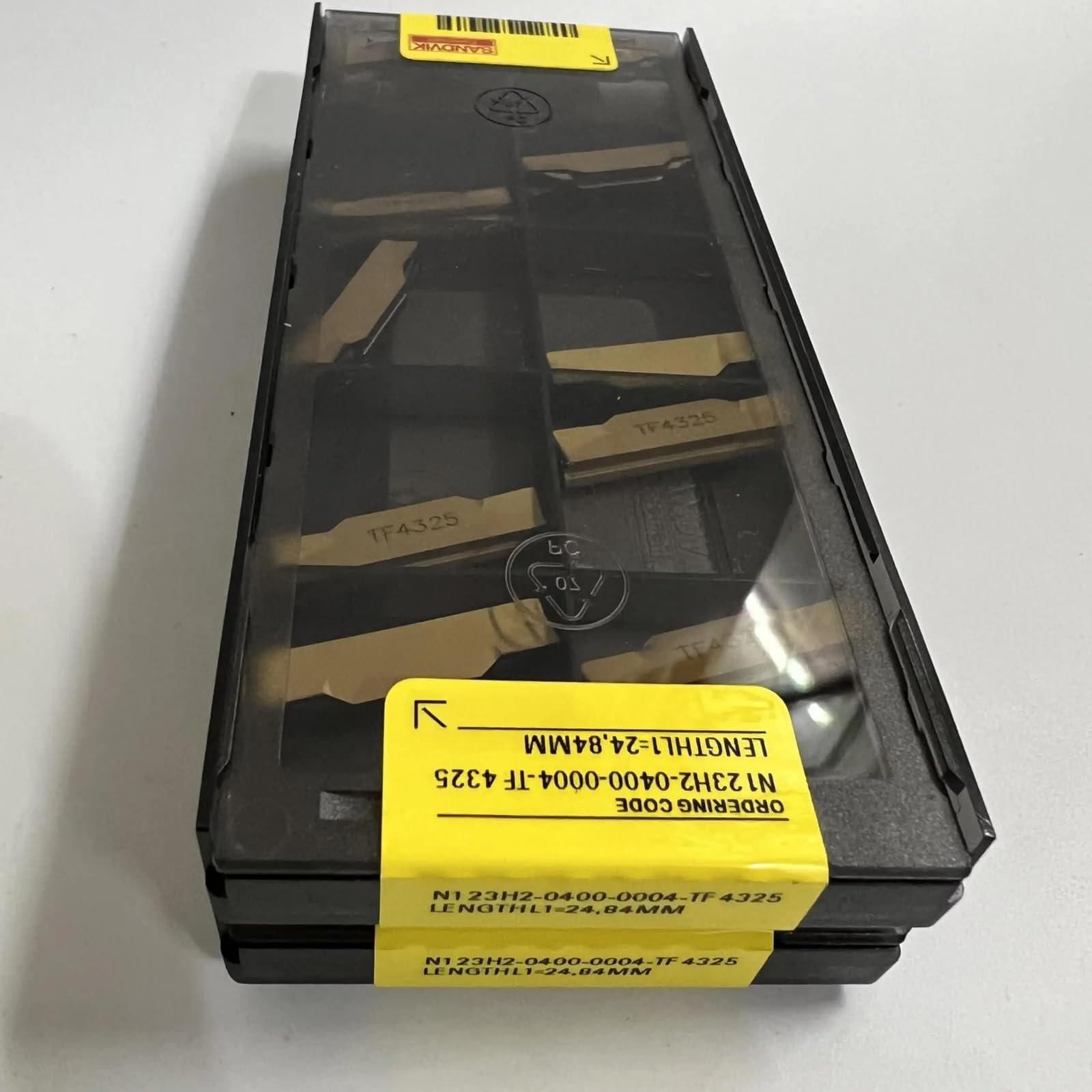 

N123H2-0400-0004-TF 4325 / Industrial indexable Carbide Inserts 10 PCS