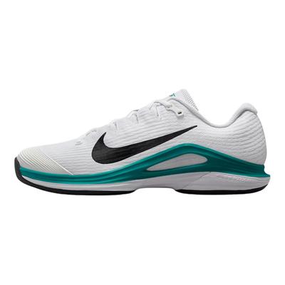 Court Air Zoom Vapor 12 HC Vit Strålande Smaragd Herr Sneakers Svart FV5552-104