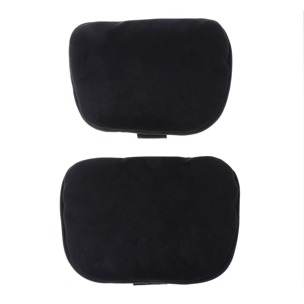 2Pcs 29x19cm Universal Car Headrest S Class Ultra Soft Pillow Suede Fabric For Mercedes/Benz/Maybach Back Cushion