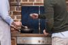 2x GLASS PROTECTIVE PLATE FOR STOVE 40x52 PATTERN