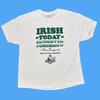 Vintage Humor Shirt XL White 90s Funny Quote Alcohol Irish Pub Beer Hanes Parody