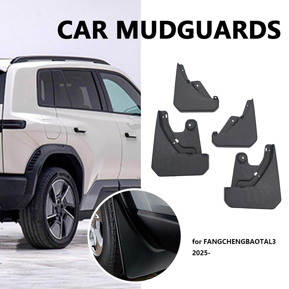  for BYD FANGCHENGBAO TAI3 2026 Mud Flap Mudflap Front Guard With Accessories Anti Pieces Rear 4 Mudguards Gift O1A0