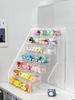 Large Capacity Acrylic Display Stand Cute Particle Multi-layer Separation  Figurines Home Desktop Display Rack Organizer