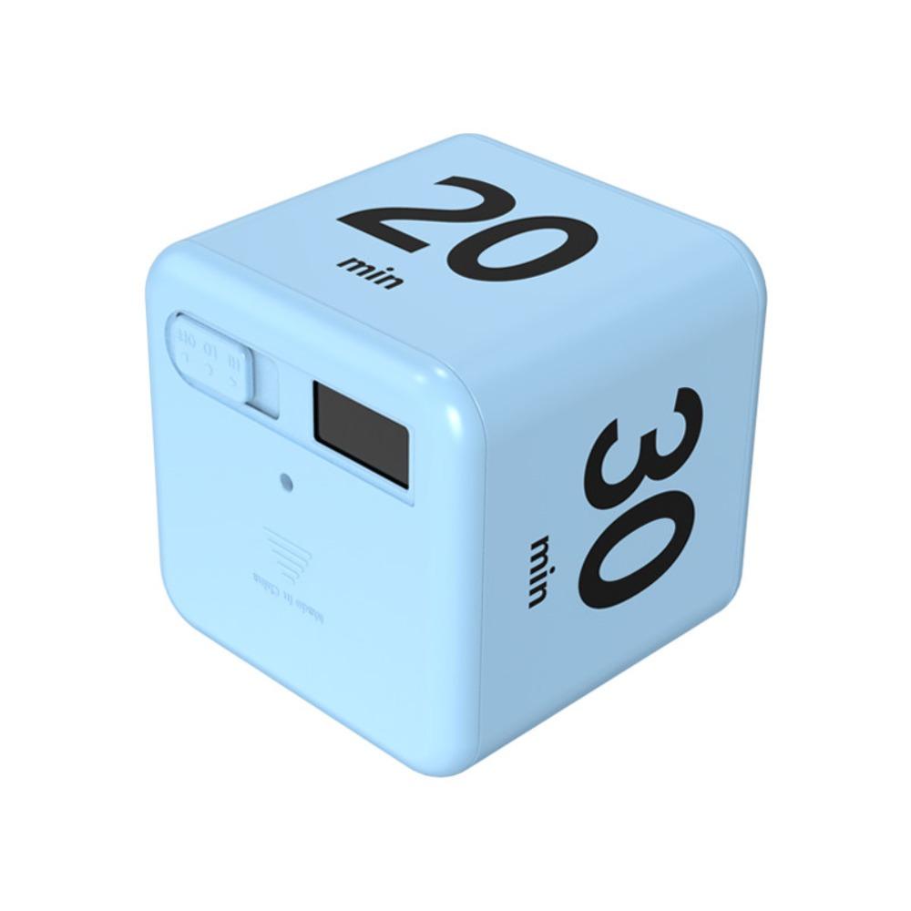 LED Display Kitchen Timer Time Management Countdown Timer Durable Cube Timer Exam Preparation