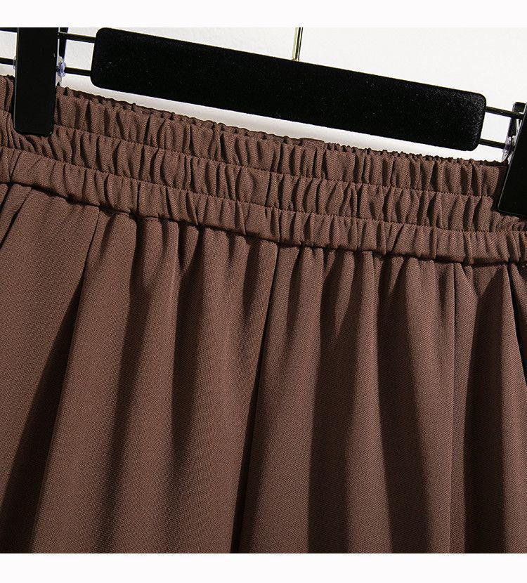 Retro Pear-Shaped Wide-Leg Harem Pants for Plus Size Women - Slimming Carrot Style