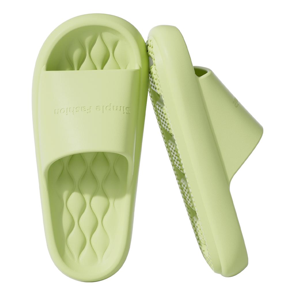 Thick Bottom Women Home Slippers Platform Beach Indoor Slides Fashion Comfortable Non-slip Slippers Breathable Lightweight Men Bathroom Slippers