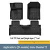 Compatible TPE Floor and Trunk Mats for 23-24 Jetour Traveler/Shanhai T2