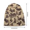 Custom Scottie Dog Scottish Terrier Skullies Beanies Caps Unisex Winter Warm Knitted Hat Hip Hop Bonnet Hats Outdoor Ski Cap