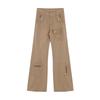 American Vintage Work Pants Women Spring Summer New Design Sense Loose Straight-leg Slimming Flared Trousers