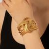 Fashion Exaggerated Open Bracelet Mesh Chain Multi-Layer Winding Wire Bracelet Personalized Trendy And Cool Jewelry