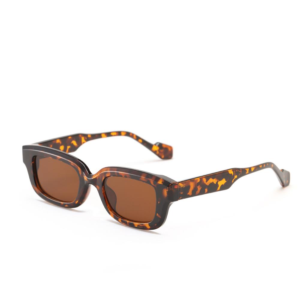 2026 Tortoiseshell Frame Square Glasses With A Small Face Trendy Women, Summer Y2K Personalized Sunglasses For Men