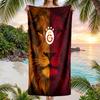 Galatasaray Fashion Beach Towel: Ideal for Summer Adventures Soft, absorbent and quick drying suitable for swimming and bathing
