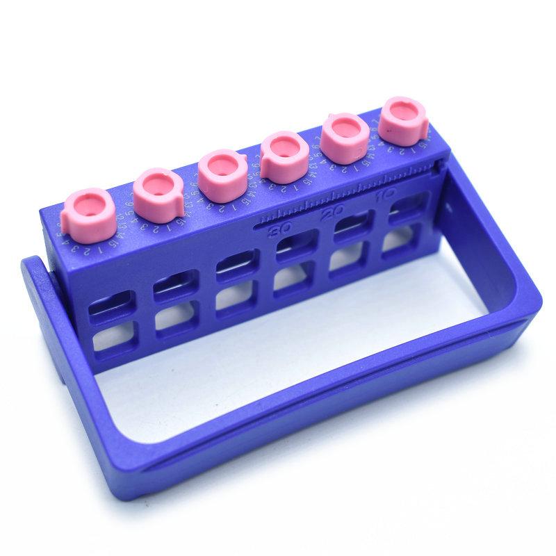 

1Pcs Dental Autoclavable Disinfection Premium Grade Endo Files Holder Box Device 6 Holes Dentist Durable Construction Tool