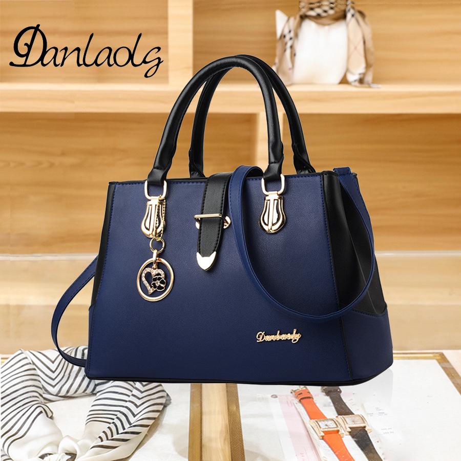 

2024 Новые европейские и американские модные женские сумки, сумки-мессенджеры и сумки через плечо темно-синий