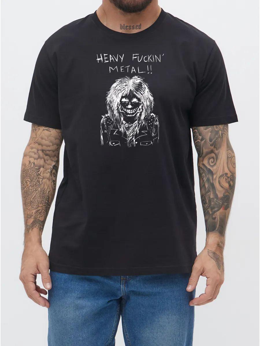 Black Heavy Metal T-shirt S