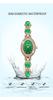 Watch with Green Quartz Small Rose Gold Watch for Women Women's Bracelet, Crystal, Cute, Stylish, Waterproof, Movement, Simple, Brand-Name,