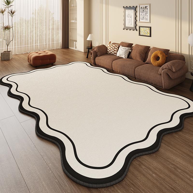 French Living Room Carpet Soft Thick Bedroom Anti Slip Bedside Carpet Comfortable Home Floor Mat