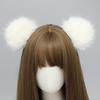 Plush Bear Ear Hair Clip Cosplay Costume Barrettes Party Headpiece Masquerades Maid Side Clip Animation Hair Accessories