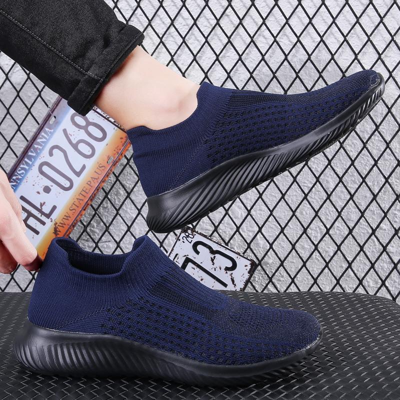 Fashion Sneakers for Men 2024 Leisure Mesh Breathable Soft Sole Fashionable Hiking Shoes Comfortable Original Men's Vulcanized Shoes